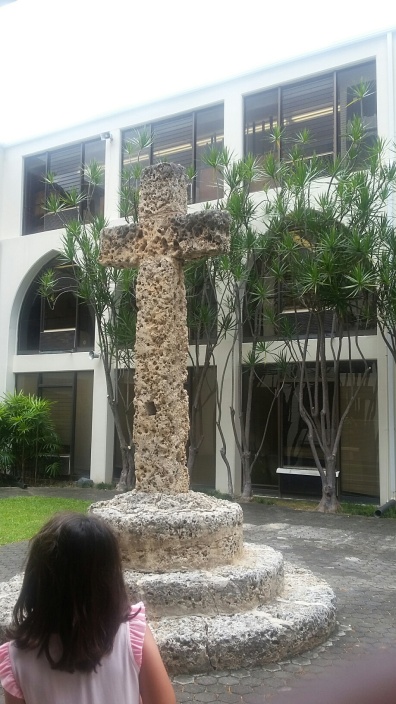Priory coral cross